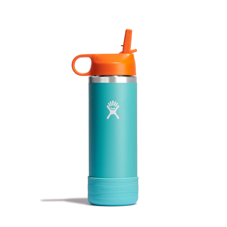 Hydroflask 18oz Kids Wide Mouth Straw Cap and Boot