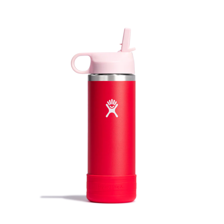 Hydroflask 18oz Kids Wide Mouth Straw Cap and Boot