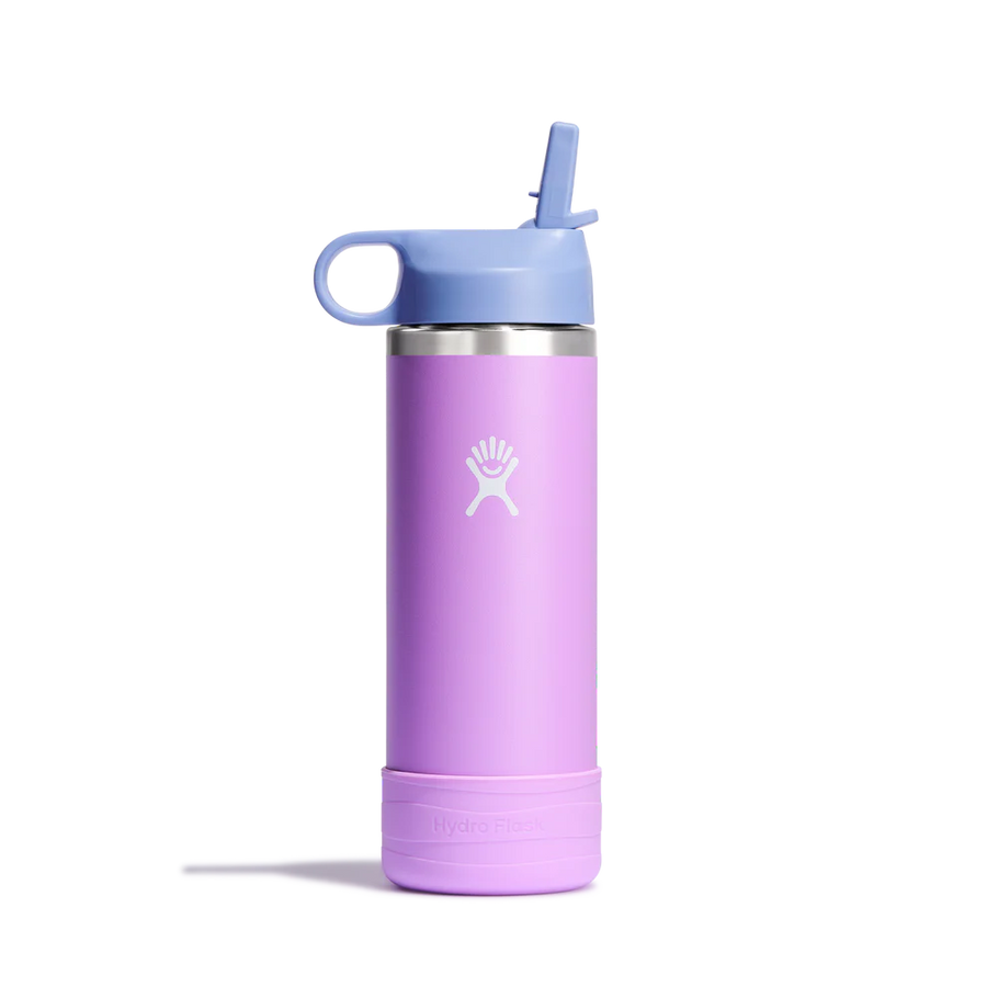 Hydroflask 18oz Kids Wide Mouth Straw Cap and Boot