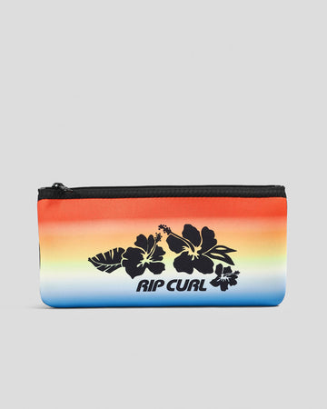 Ripcurl Small Pencil Case Variety - Black/Rainbow