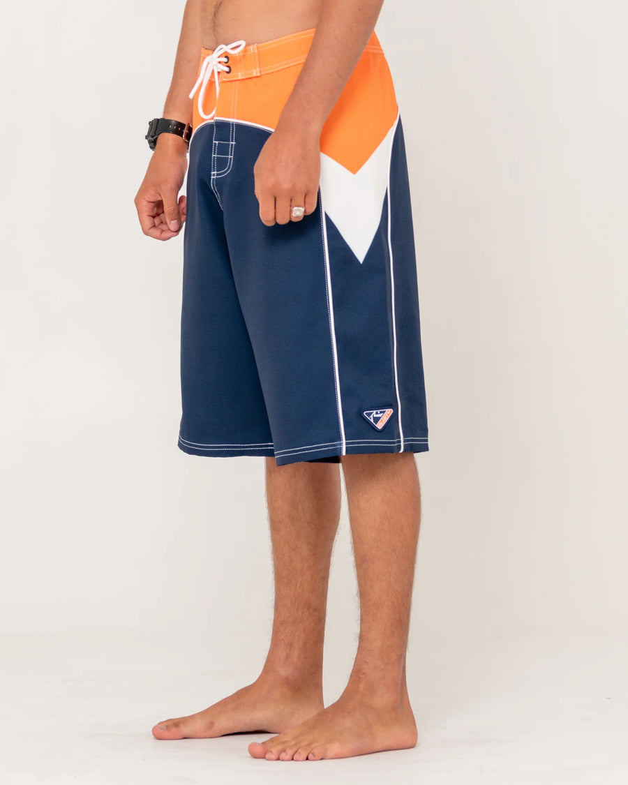 Rusty Straight Pipe Fixed Waist Boardshort