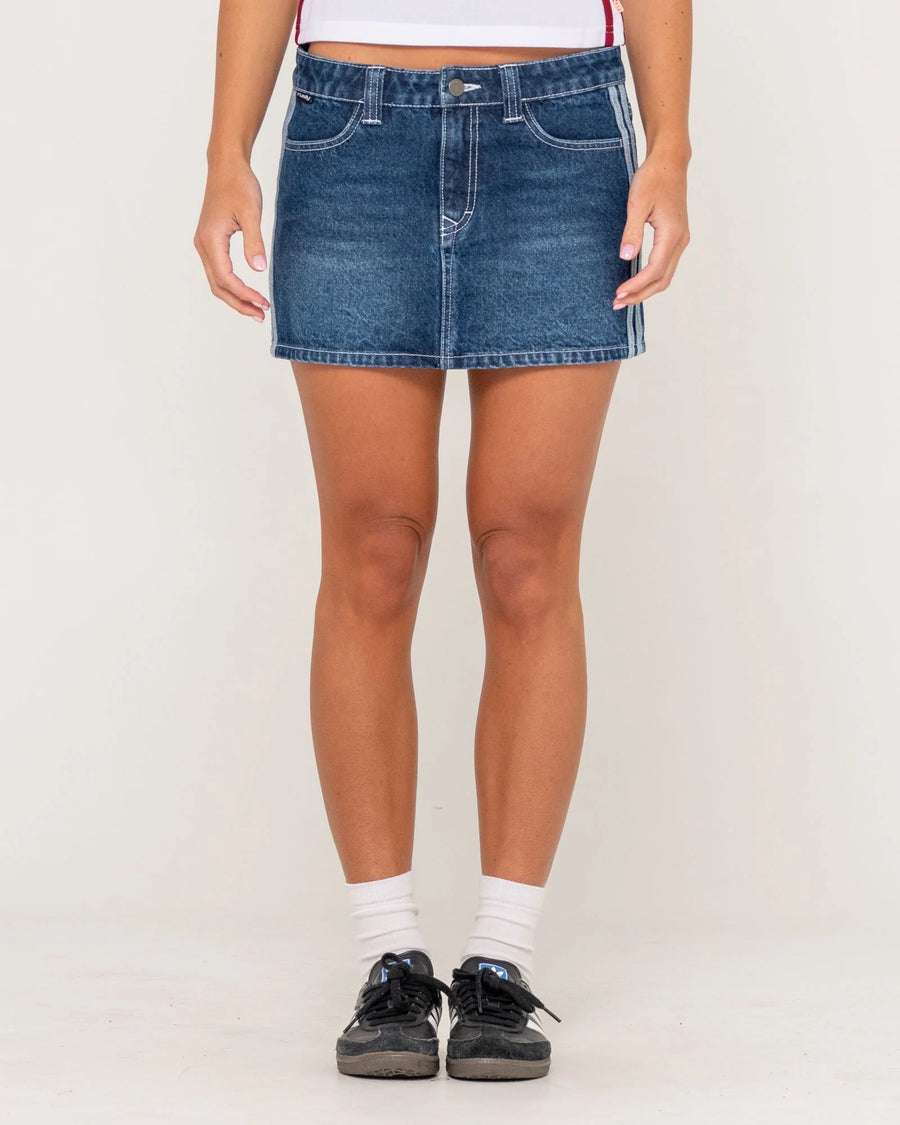 Rusty Flip Mommy DIY Low Rise Mini Denim Skirt