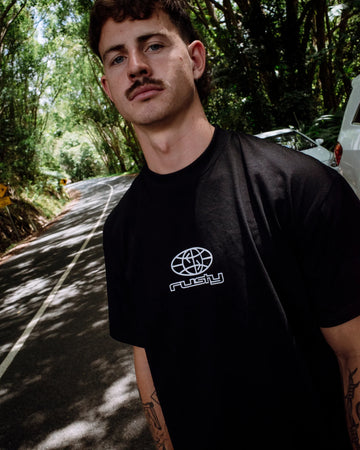 Rusty Life Cycle Short Sleeve Tee- Black