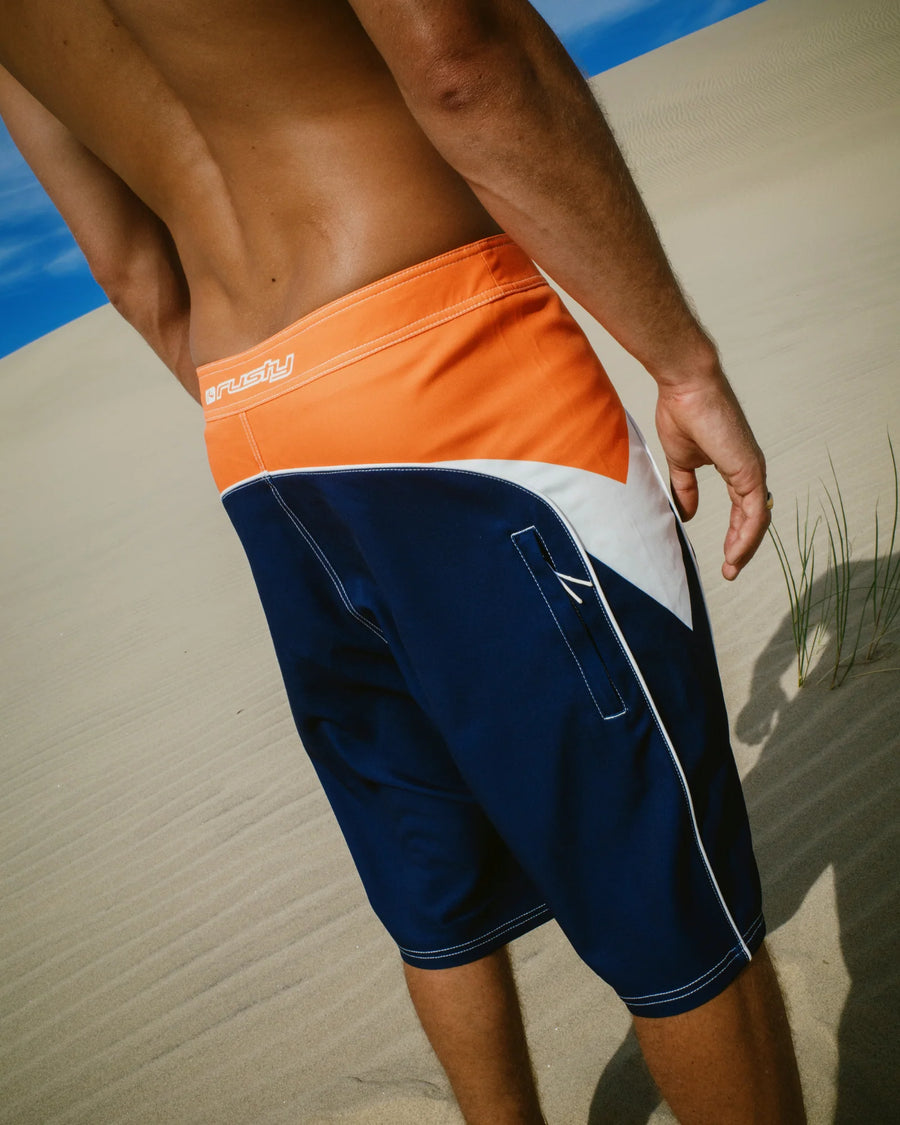 Rusty Straight Pipe Fixed Waist Boardshort