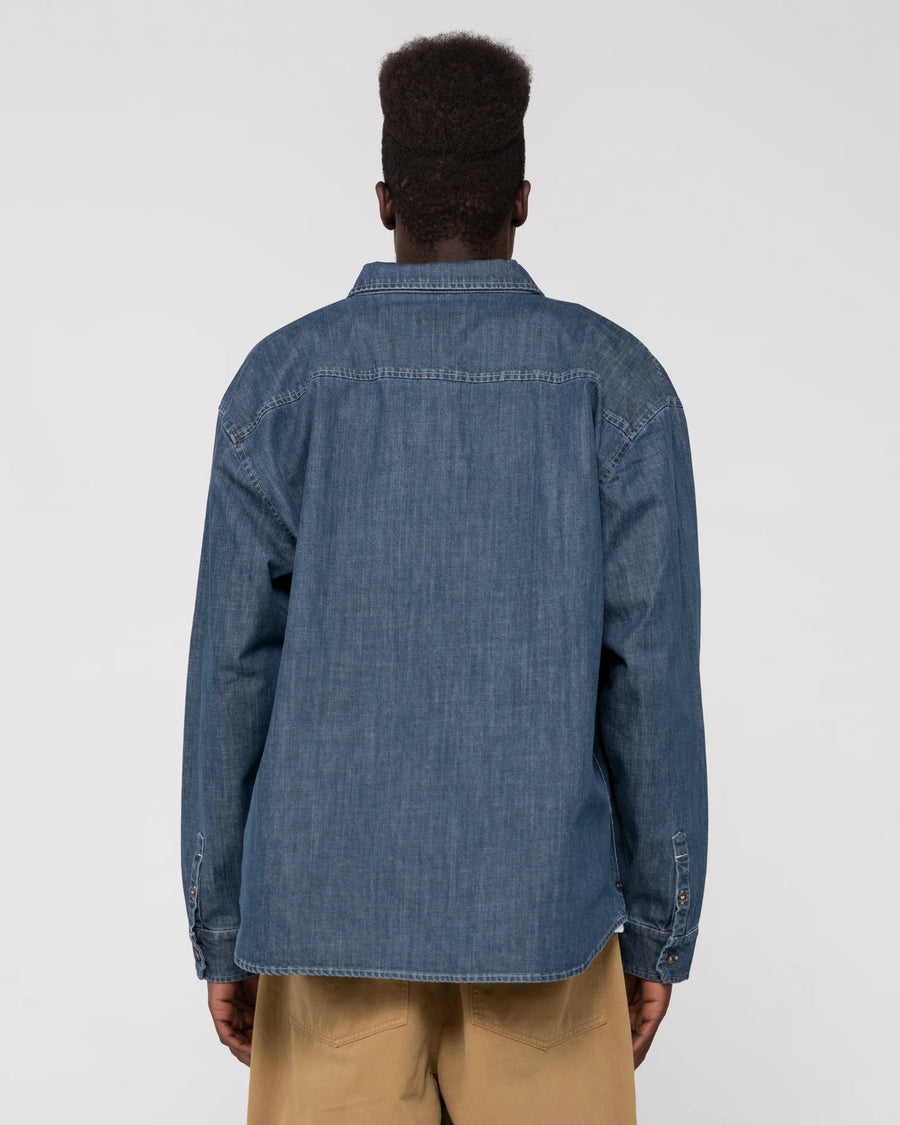 Rusty Vellejo Denim Long Sleeve Shirt