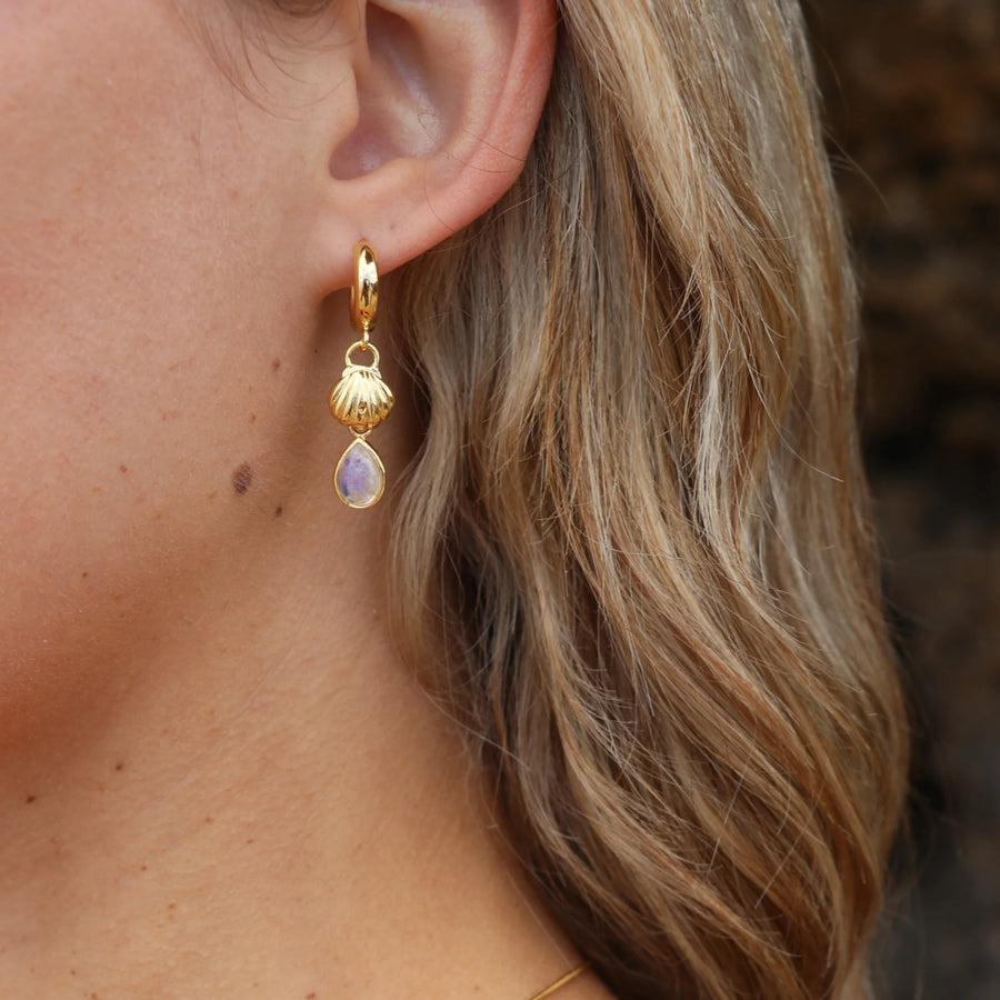 Miki Arie Drop Earring- Gold