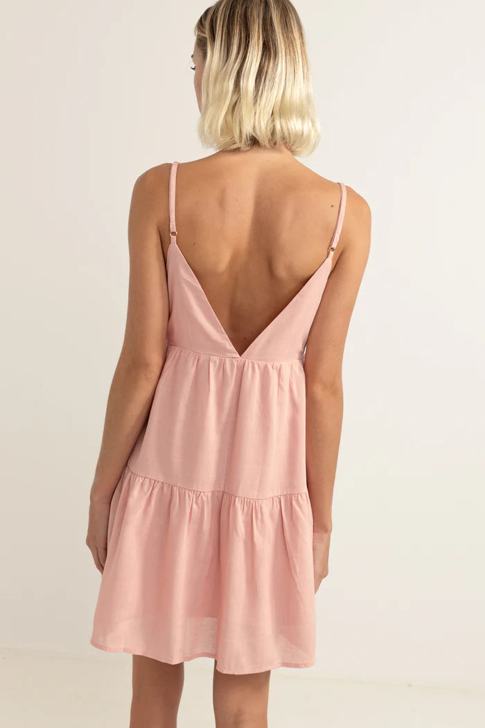 Rhythm Classic Tiered Mini Dress