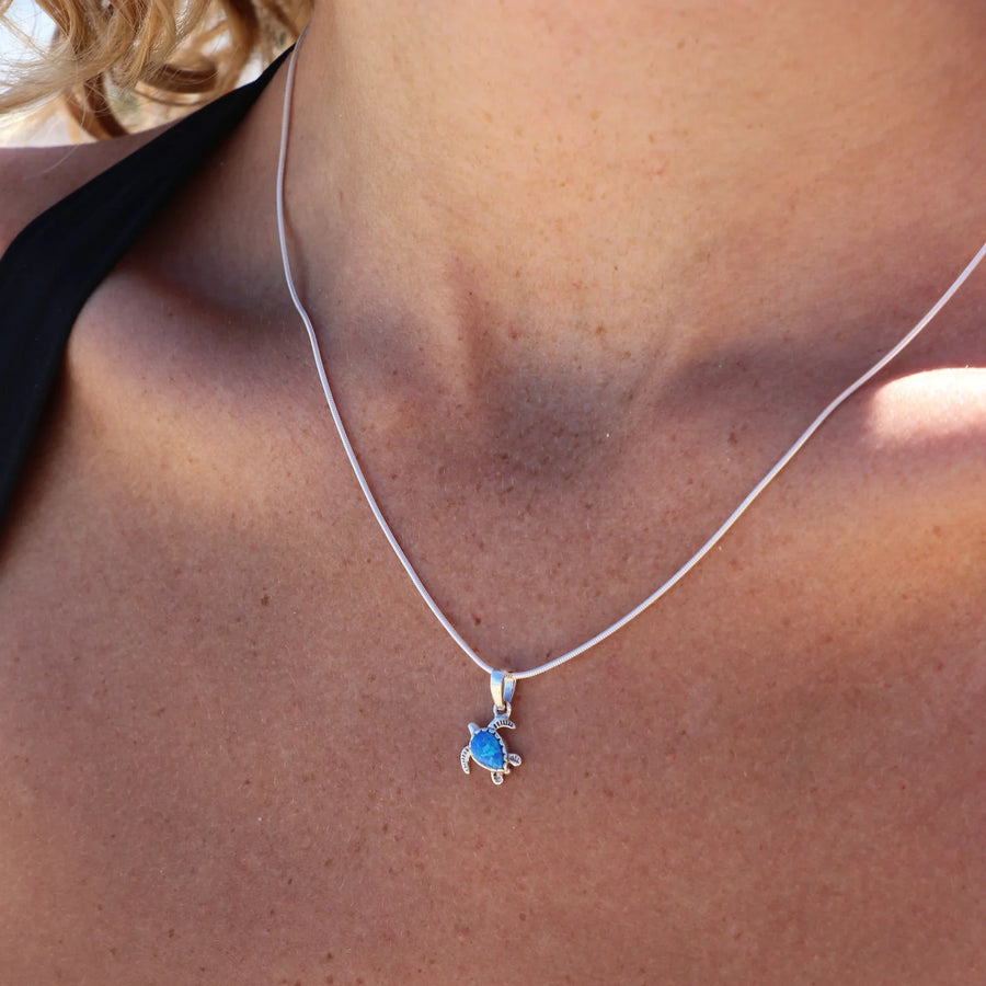 Miki Kailani Turtle Necklace Opal