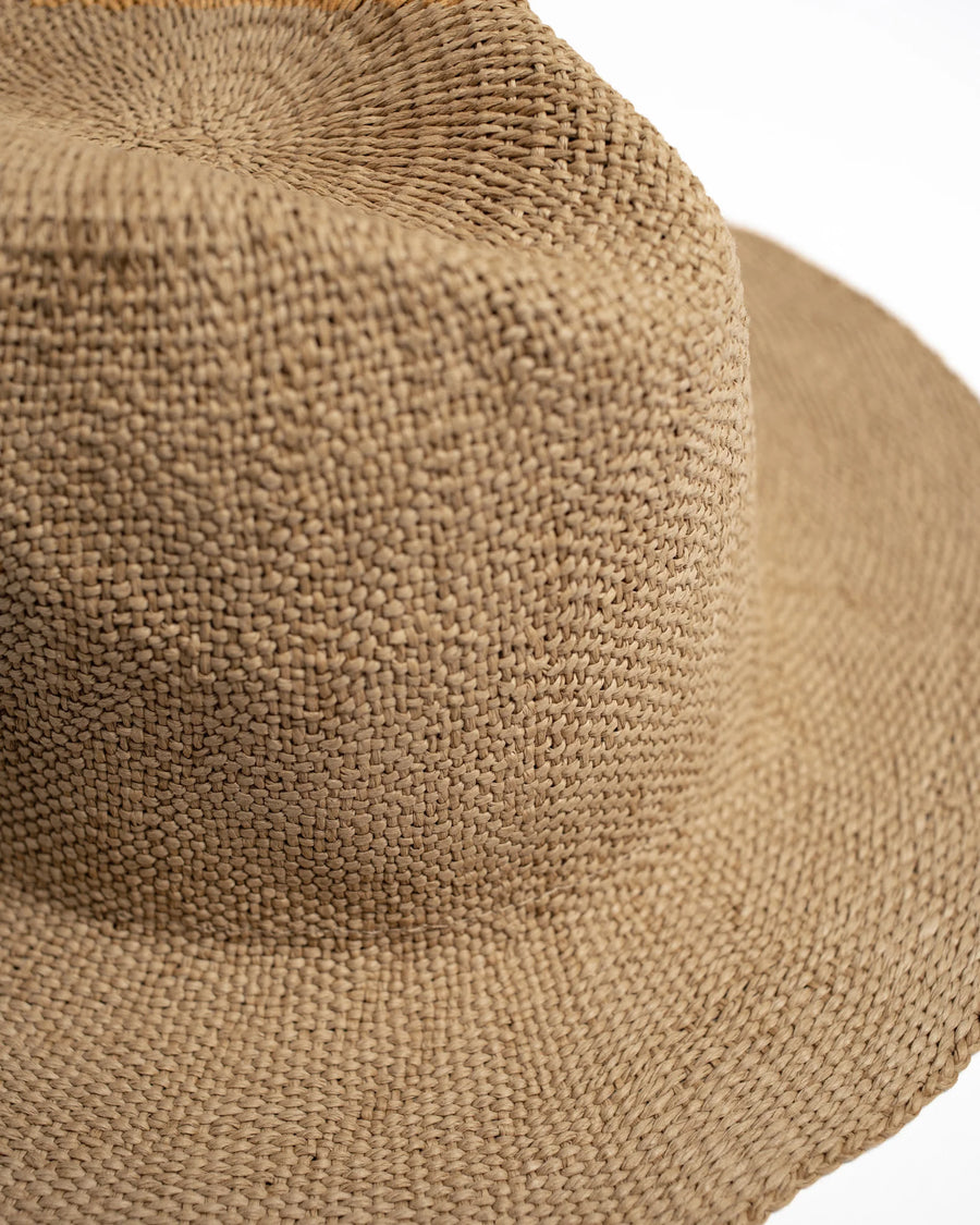 Rusty Dean Crushable Straw Hat - Natural