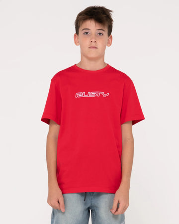 Rusty Flip Daddy Boys Short Sleeve Tee