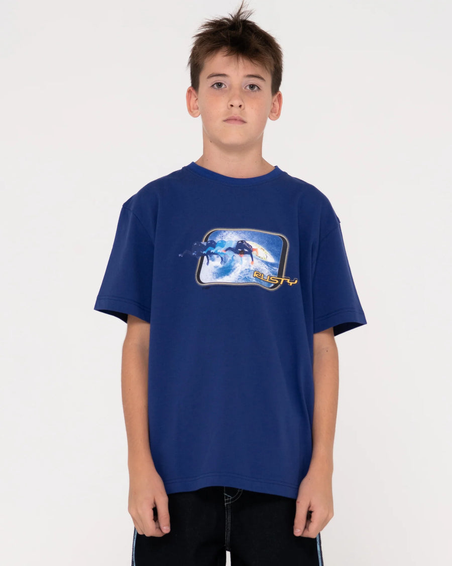 Rusty Tidal Kombat Heavy Tee Boys