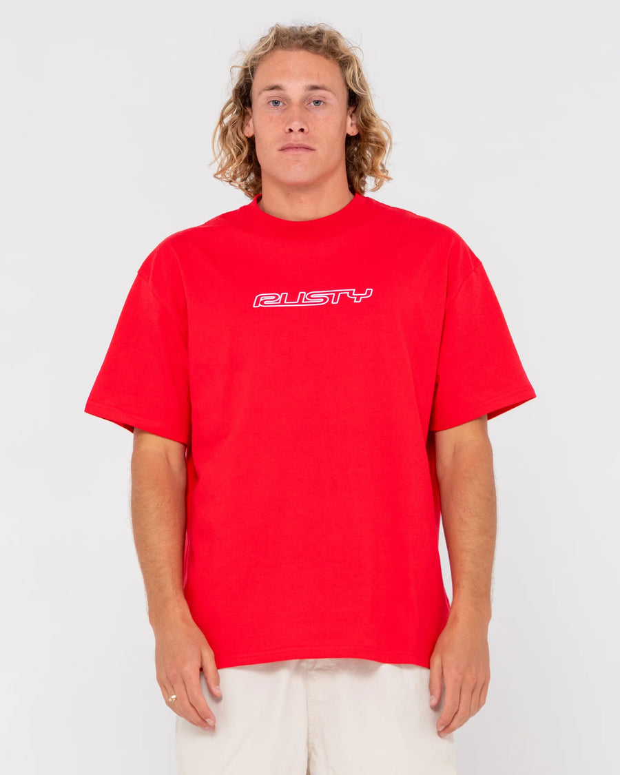 Rusty Flip Daddy Tee - True Red