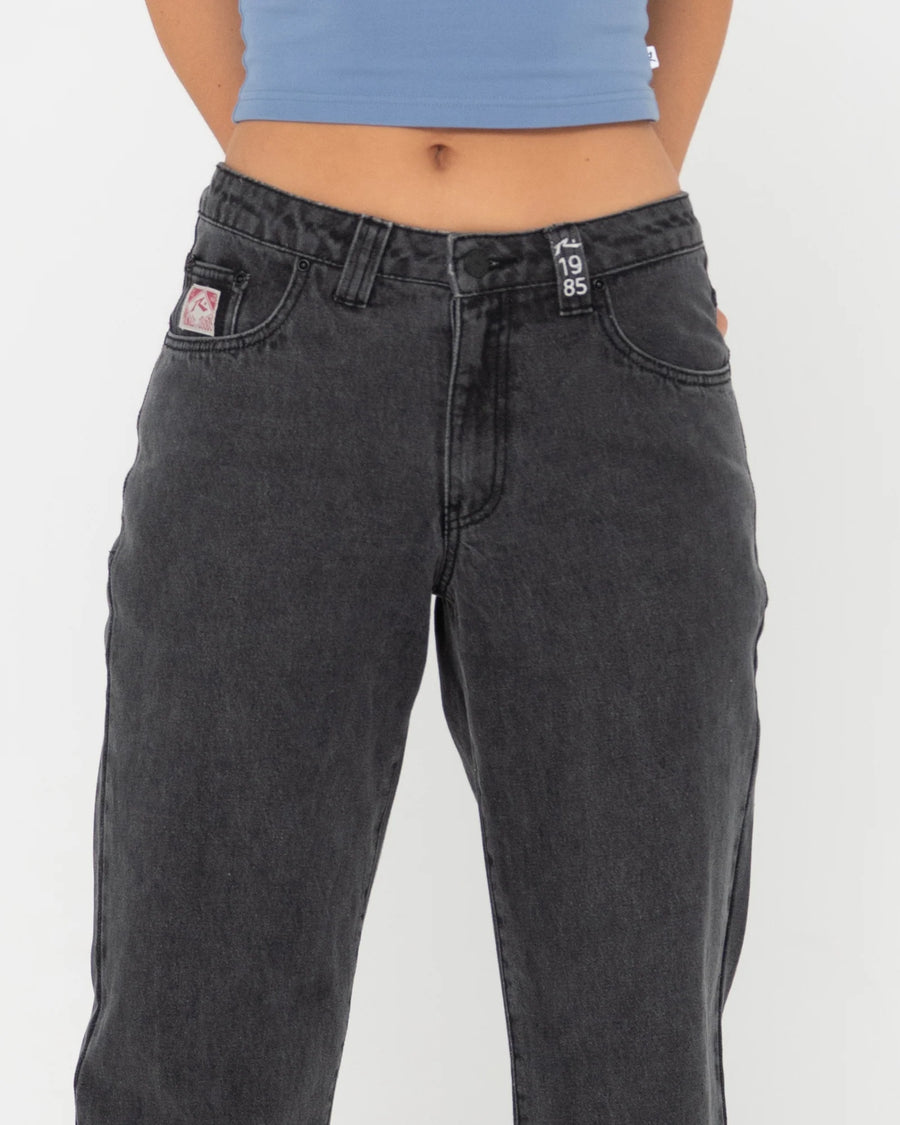 Rusty Low Rise Straight Leg Denim Jean