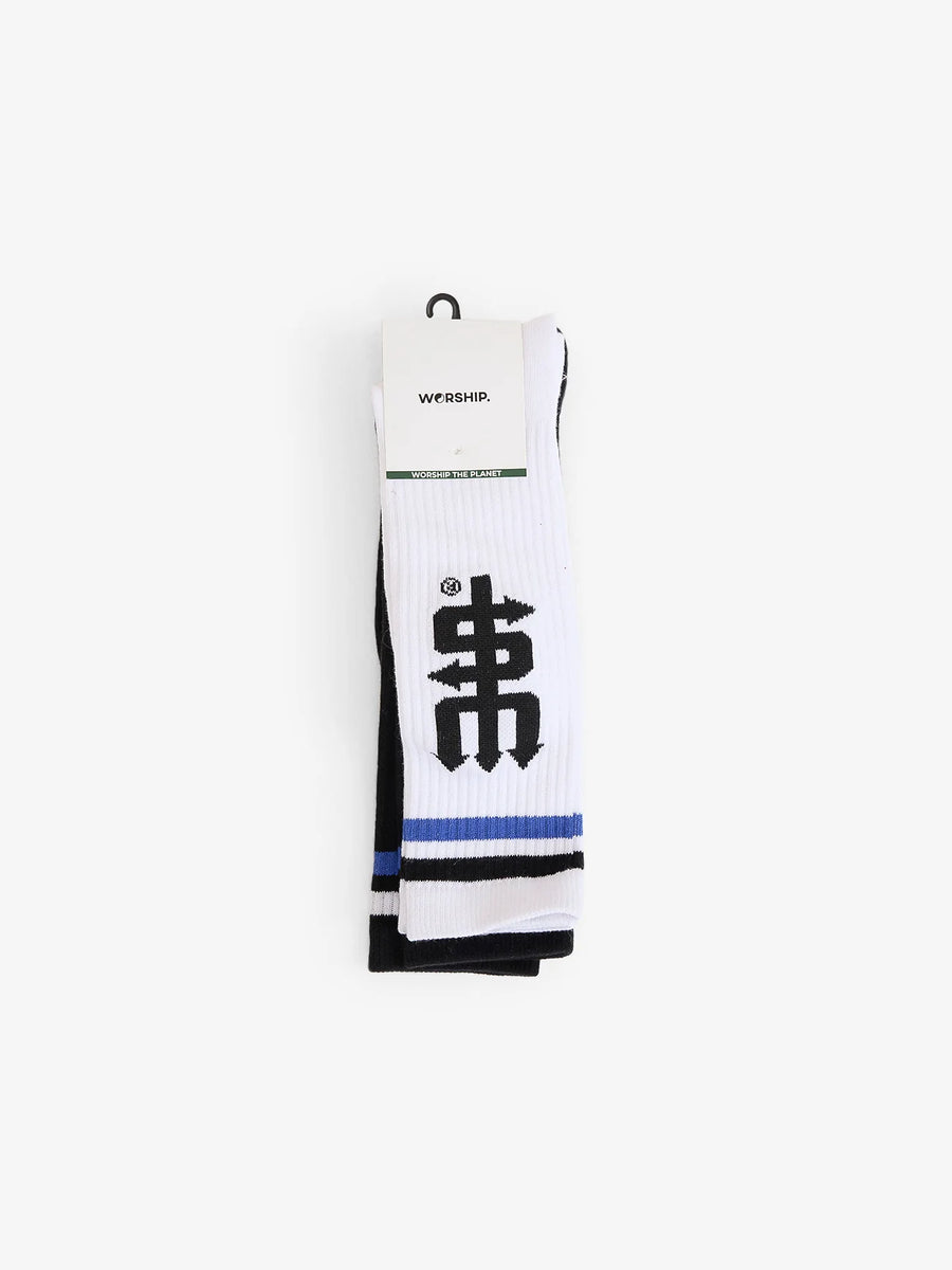 Worship Fever Long Sock 2 Pack