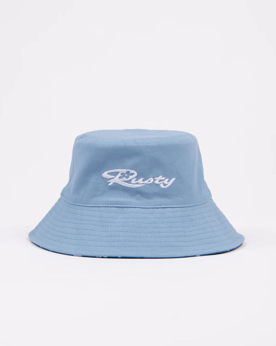 Rusty Summer Time Reversible Bucket Hat Girls