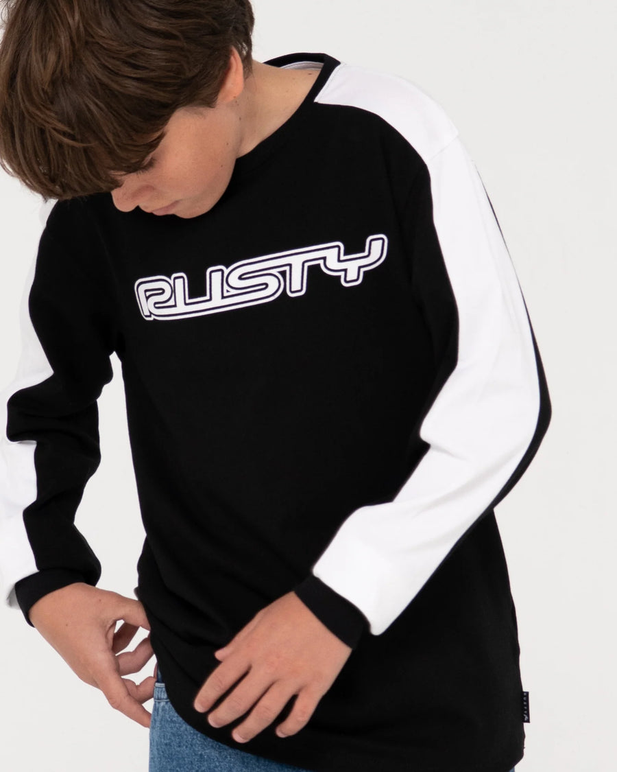 Rusty Dogtown Long Sleeve Boys Heavy Tee