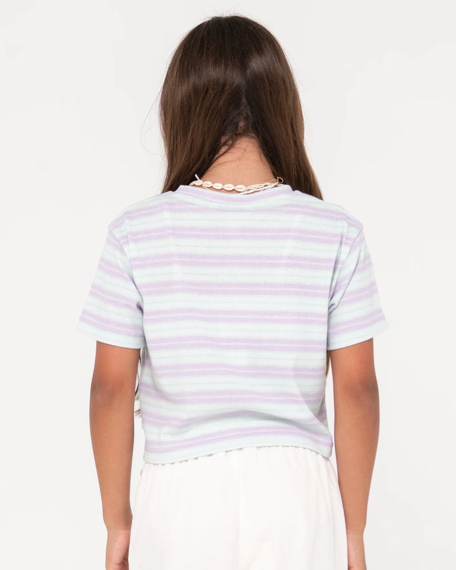 Rusty Camila Stripe Tee Girls