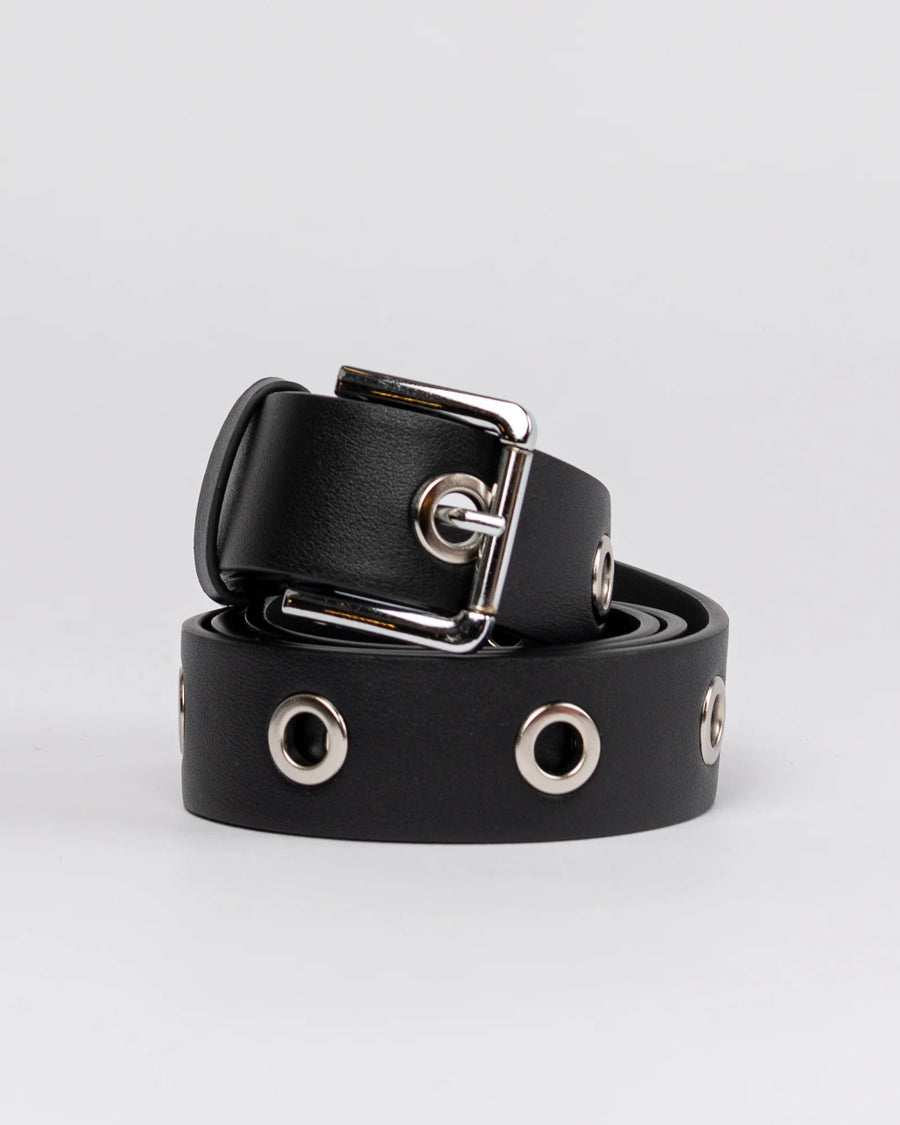 Rusty Black Hole Eyelet Belt