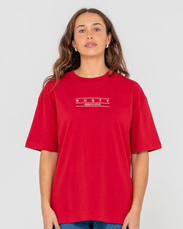 Rusty Essentials Oversize Tee