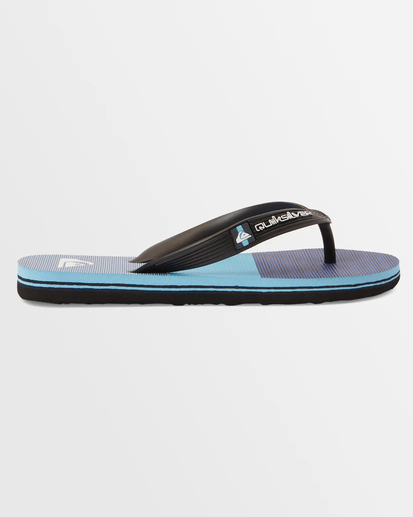 Quiksilver Molokai Art II Boys Thongs - Blue 7