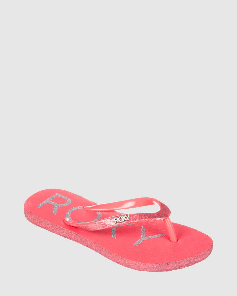 Roxy RG Viva Glitter IV Thongs - Pink/Raspberry