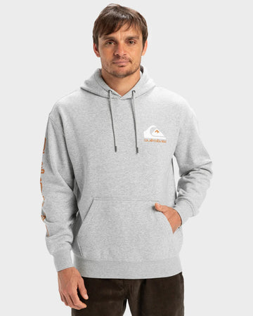 Quiksilver Omni Logo Hoodie - Light Grey Heather