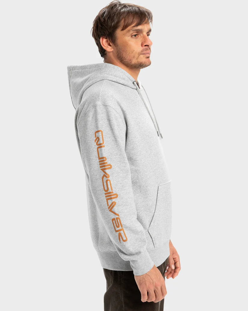 Quiksilver Omni Logo Hoodie - Light Grey Heather