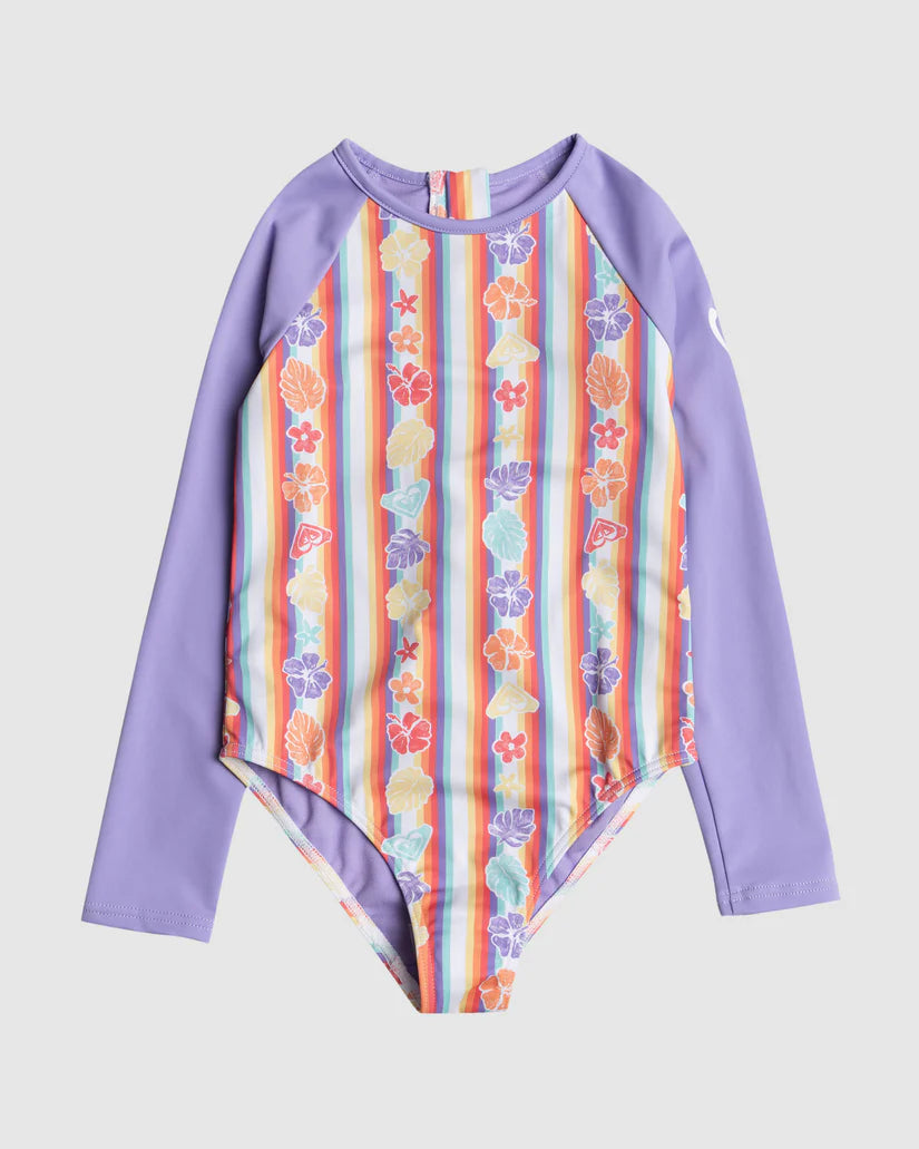 Roxy Rainbow Bay Stripe Onesie Girls