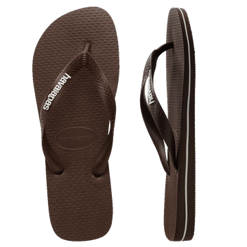 Havaianas Rubber Logo - Brown