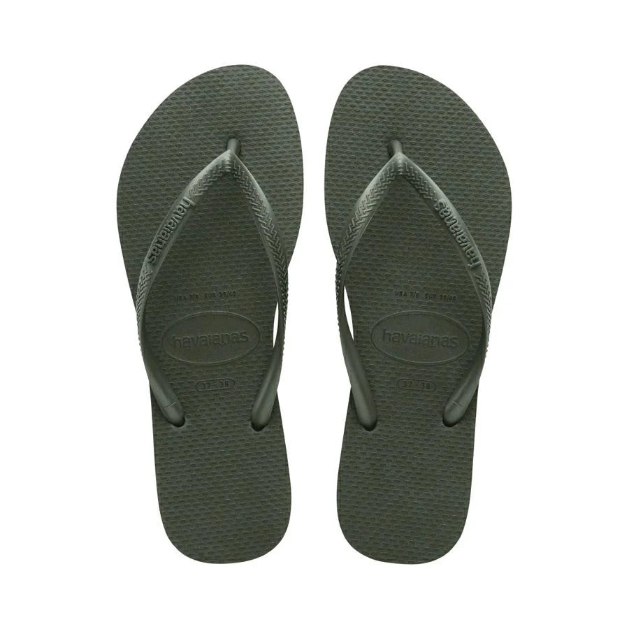 Havaianas Slim Metallic - Green Olive