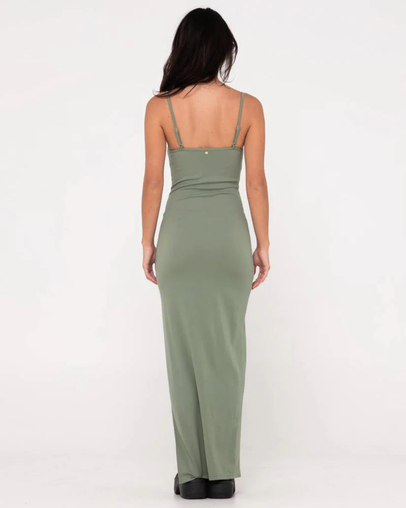 Rusty Vicky Fixed Back Slip Maxi Dress