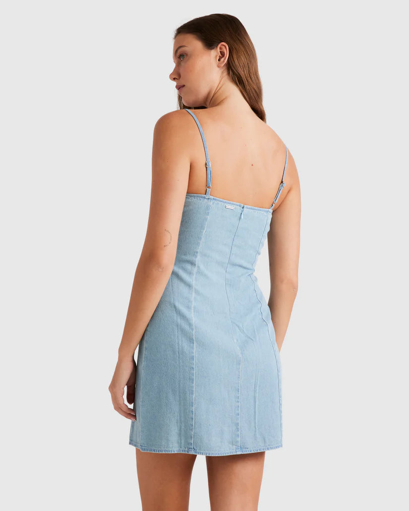 Billabong Stay Awhile Chambray Dress