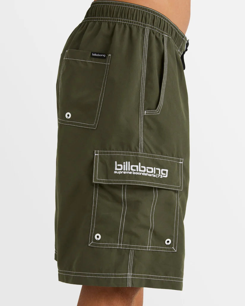 Billabong Throw On Boardshort - Dark Military