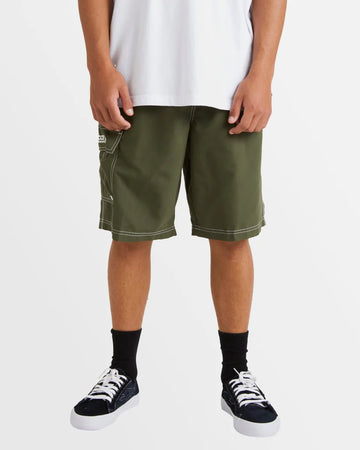 Billabong Throw On Boardshort - Dark Military