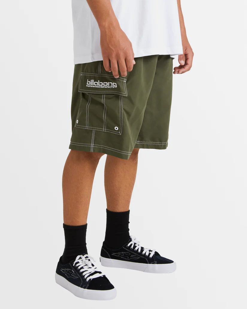 Billabong Throw On Boardshort - Dark Military