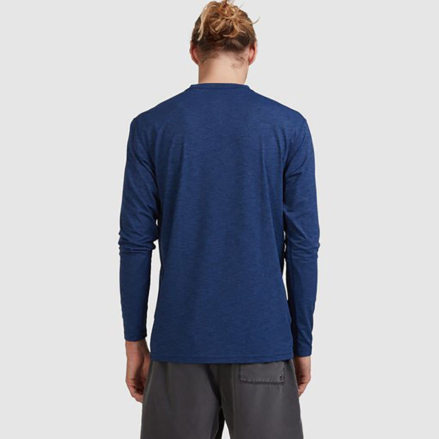 Billabong Shoreline Loose Fit LS Rashie - Denim Heather