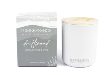 Luminessence Large Candle- Driftwood